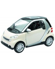 Μεταλλικό αυτοκίνητο  Newray - Smart Fortwo, 1:24, λευκό -1