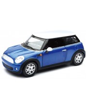 Μεταλλικό αυτοκίνητο  Newray - Mini Cooper, 1:24, μπλε