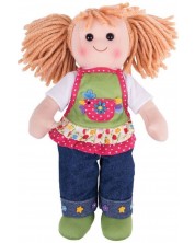 Μαλακή κούκλα Bigjigs - Sofia, 34 cm