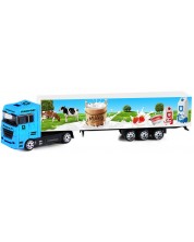 Μεταλλικό φορτηγό Rappa - Γάλα και γαλακτοκομικά προϊόντα, 20 cm -1