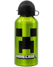 Μεταλλικό μπουκάλι Minecraft - 400 ml