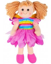Μαλακή κούκλα Bigjigs - Chloe, 30 εκ