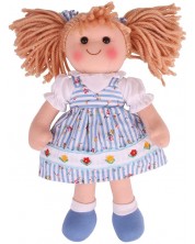 Μαλακή κούκλα Bigjigs - Christine, 34 εκ -1