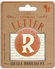 Μεταλλικό διαχωριστικό βιβλίου Vintage  γράμμα R -1