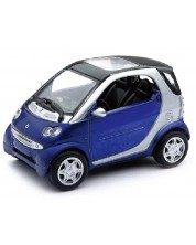 Μεταλλικό αυτοκίνητο  Newray - Smart Fortwo 3 ASS, μπλε, 1:43 -1
