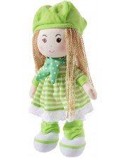 Μαλακή κούκλα Heunec Poupetta - Με πράσινο σκουφάκι, 30 εκ -1