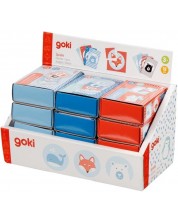 Μίνι παιχνίδια με κάρτες Goki - Karemo, Quartet, Black Peter, ποικιλία -1