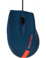 Ποντίκι Canyon - CNE-CMS11BR, οπτικό, μπλε/κόκκινο -1