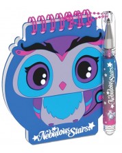 Μίνι σημειωματάριο Nebulous Stars - με στυλό, μπλε