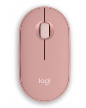 Ποντίκι Logitech - Pebble Mouse 2 M350s, οπτικό, ασύρματο, Rose -1