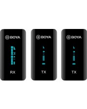 Σύστημα μικροφώνου Boya - BY-XM6-K2, Ασύρματο, Μαύρο
