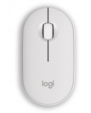 Ποντίκι Logitech - Pebble Mouse 2 M350s, οπτικό, ασύρματο, Λευκό -1