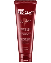Missha Αφρός καθαρισμού προσώπουAmazon Red Clay, 120 ml -1