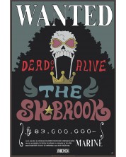  Μίνι αφίσα  GB eye Animation: One Piece - Brook Wanted Poster (Series 2)