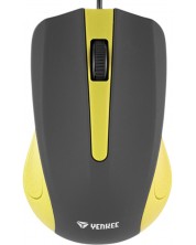 Ποντίκι Yenkee - 1015YW, οπτικό, κίτρινο -1
