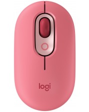 Ποντίκι Logitech - POP, οπτικό, ασύρματο, ροζ -1