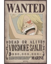 Μίνι αφίσα  GB eye Animation: One Piece - Sanji Wanted Poster (Series 2)