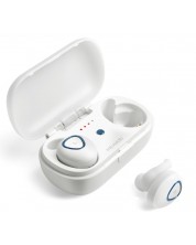 Ασύρματα ακουστικά Microlab - Trekker 200, TWS, λευκά -1