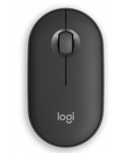 Ποντίκι Logitech - Pebble Mouse 2 M350s, οπτικό, ασύρματο, Graphite -1