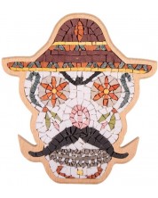 Μωσαϊκό  Neptune Mosaic -Μεξικάνικο κρανίο, με μουστάκι -1