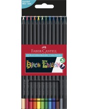 Μολύβια Faber Castell - Μαύρη Έκδοση, 12 χρώματα