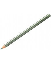 Μολύβι Faber Castell - Jumbo Grip, μεταλλικό, πράσινο