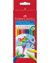 Μολύβια Faber-Castell - Triangular, 12 χρώματα