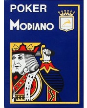 Πλαστικές κάρτες Modiano Jumbo Index - 4 Corner (μπλε) -1