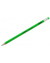 Μολύβι Stabilo Swano – HB, πράσινο ,με γόμα  -1