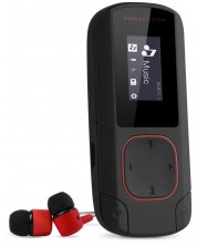 MP3 player Energy Sistem - MP3 Clip Bluetooth, 8GB, μαύρο/κόκκινο -1