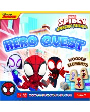 Επιτραπέζιο παιχνίδι Trefl Super Hero Quest: Spidey and His Amazing Friends - Παιδικό -1