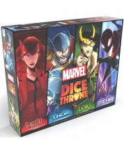 Επιτραπέζιο παιχνίδι Marvel Dice Throne 4 Hero Box - Scarlet Witch vs Thor vs Loki vs Spider-Man - Οικογενειακό -1