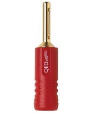 Υποδοχή QED - Banana 4mm, κόκκινο