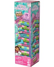 Επιτραπέζιο παιχνίδι Spin Master: Gabby's Dollhouse Jumbling Tower - Παιδικό  -1