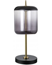 Επιτραπέζιο φωτιστικό  Rabalux - Delice 5026, LED, IP20, 6w, καπνιστό γυαλί, μαύρο-μπρούτζινο