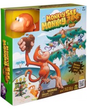 Επιτραπέζιο παιχνίδι Spin Master: Monkey See Monkey Poo - Παιδικό  -1
