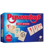 Επιτραπέζιο παιχνίδι MBG Toys - Rummikub -έξι παίκτες (ειδική έκδοση)