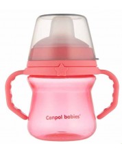 Κύπελλο που δεν χύνεται Canpol - 150  ml, ροζ -1