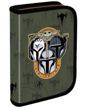 Σχολική κασετίνα Cool Pack Clipper - The Mandalorian, Με 1 φερμουάρ  -1