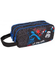 Σχολική κασετίνα Cool Pack Primus - Star Wars,με 3 φερμουάρ και χερούλι -1