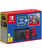 Nintendo Switch + Super Mario Odyssey Bundle (Special MAR10 Edition) -1
