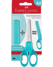 Ψαλίδι Faber-Castell Grip - Τυρκουάζ -1