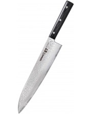 Μαχαίρι του σεφ Samura - Damascus, 67 στρώσεις, 24 cm, ατσάλι Δαμασκηνό -1