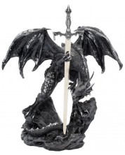 Μαχαίρι επιστολών Nemesis Now Adult: Dragons - Black Dragon, 22 cm -1