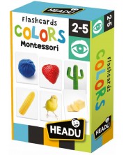 Εκπαιδευτικές κάρτες flash Headu Montessori - Χρώματα