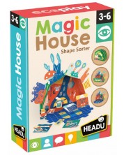 Εκπαιδευτικές κάρτες flash Headu Montessori - Μαγικό σπίτι