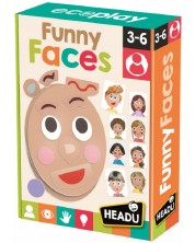 Εκπαιδευτικό παιχνίδι Headu Montessori - Αστεία πρόσωπα