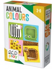 Εκπαιδευτικό παιχνίδι Headu Ecoplay - Τα χρώματα των ζώων -1