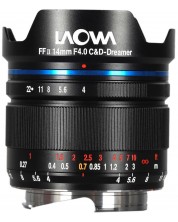 Φακός  Laowa - FF II, 14mm, f/4.0 C&D-Dreamer, για Canon R -1