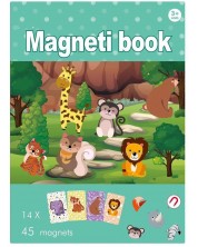 Εκπαιδευτικό βιβλιαράκι με μαγνήτες  Raya Toys - Ο κόσμος των ζώων -1